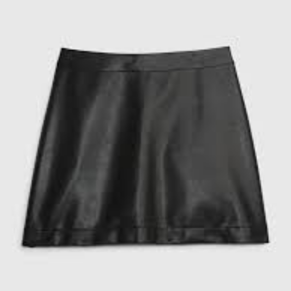 Gap A Line Faux Leather/Vegan Skirt 🖤